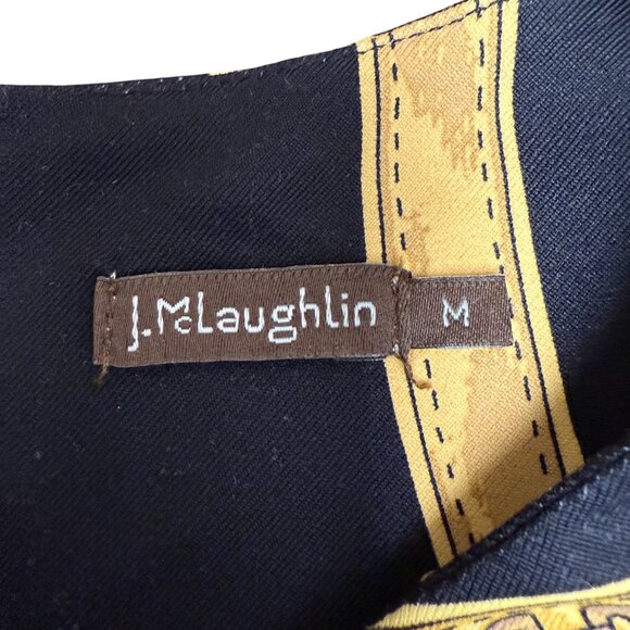 Women's J.MCLAUGHLIN Sophia Catalina Equestrian Shift Dress | Size M - Picture 4 of 8